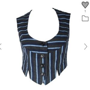 Vivienne Westwood Anglomania Striped Vest
